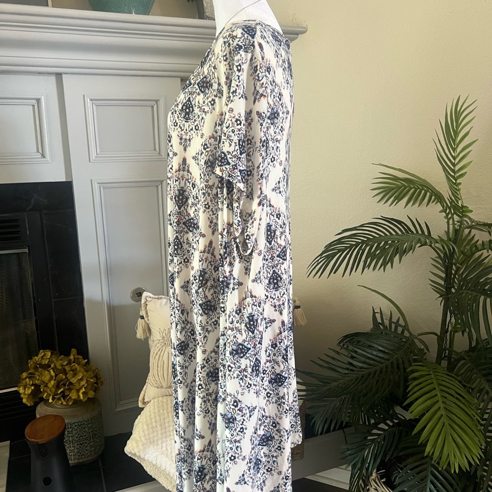 Label Be Patterned Shirt Dress - Picture 3 of 8